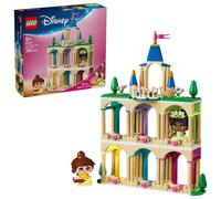 LEGO | Princesas Disney Mini Bella y Tiana con Castillo de Juguete - 2 Mini Muñecas Coleccionables con Accesorios - Expositor de Figuras - Regalo de Cumpleaños para Niñas de 5+ Años y Fans - 43291