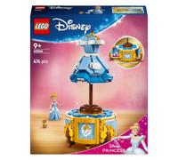 LEGO Disney Princess Traje de Cenicienta 43266 | Juguetes para niñas de 9+ años, vestido de princesa, mini muñeca, figura de ratón Gus, regalo de cumpleaños, 474 piezas