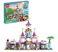 LEGO Disney Princess Ultimate Adventure Castle Building Toy 43205, los niños pueden construir un juguete de castillo de Disney, idea de regalo de Disney para niños y niñas con 5 mini muñecas de