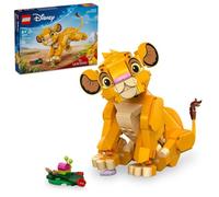 LEGO Disney Simba The Lion King Cub - Juguete de Disney para niños, colección Disney, juguete de película del Rey León, figura de juego de construcción de juguete Simba, regalo divertido para niñas y
