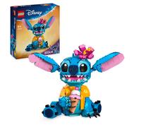 LEGO | Disney Stitch Juguete de Construcción - Figura Articulada para Jugar y Exponer con Cucurucho de Helado y Flor - Regalo para Niñas y Niños de 9+ Años Fans de la Película Lilo y Stitch 43249