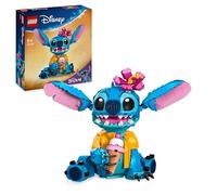 LEGO | Disney Stitch Juguete de Construcción - Figura Articulada para Jugar y Exponer con Cucurucho de Helado y Flor - Regalo para Niñas y Niños de 9+ Años Fans de la Película Lilo y Stitch 43249