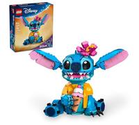 Lego Disney Stitch Toy Building Kit 43249, Juguete de Disney para niños de 9 años, Figura para Construir con Cono de Helado, Divertido Regalo de Disney para niñas, niños y Amantes