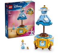 LEGO ǀ Disney Princess Traje de Cenicienta con Mini Muñeca, Juguete de Construcción con Vestido de Princesa y Figura Animal de Gus, Regalo Creativo para Niñas y Niños de 9+ Años Fans de la Moda 43266