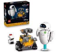 LEGO | Disney Pixar Wall-E y Eve - Kit de Maquetas para Adultos - Robots de Ladrillos con Figuras de M-O y HAL - Decoración para el Hogar - Regalo Coleccionable para Fans de la Película 43279