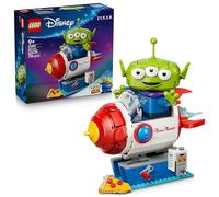 LEGO | Disney y Pixar Toy Story Marcianito con Cohete de Pizza Planet - Cohete Espacial de Juguete con Figura de Alien - Decoración del Dormitorio - Regalo para Niños y Niñas de 9+ Años - 43307