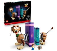 LEGO | Disney y Pixar Toy Story: Sujetalibros de Slinky - Maquetas para Adultos de Dachshund - Decoración de la Estantería - Minifigura de Woody y Figura de Perro Salchicha - Regalo para Fans - 43301