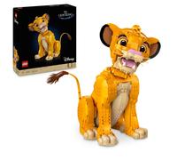 LEGO Disney Young Simba the Lion King, Collectible Animal Figure Building Set, M