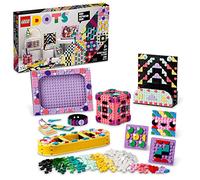 LEGO DOTS Designer Toolkit - Patrones 41961, juego de manualidades de juguete 10 en 1 para niños con parches, marco de fotos, soporte para lápices, bandeja de almacenamiento, actividad creativa