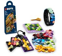 LEGO DOTS Hogwarts Accessories Pack 41808 Kit de fabricaci n de joyas con tem tica de Harry Potter con pulsera, 2 etiquetas para bolsos y parche