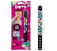 LEGO DOTS - Pulsera Cosmos Mágico, juego creativo recomendado a partir de 6 años, para diseñar tus pulseras, brazalete color negro con piezas decorativas de colores (41903) , color/modelo surtido