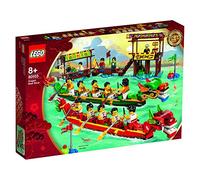 Lego Dragon Boat Race - Stage Dragon Boat Race and Paddle for Victory!
