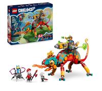 LEGO DREAMZzz 2 en 1 Camaleón Llameante de Mateo - Figura de Animal Fantástico de Juguete Transformable a Avión Reactor y Robot - 2 Minifiguras inc. Z-Blob - Regalo para Niños y Niñas de 7+ Años 71492
