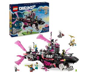 LEGO DREAMZzz 2 en 1 Submarino-Tiburón de Las Pesadillas de Juguete - 2 Opciones de Construcción con Aeronaves y 5 Minifiguras Inc. Mateo y Astrid - Regalo de para Niños y Niñas de 9+ años 71500