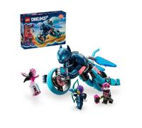 LEGO DREAMZzz 2-in-1 Zoey’s Cat Motorcycle Set, Rebuild an Animal Figure into a