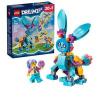 LEGO DREAMZzz Aventuras de Bunchu: Animales Creativos, Conejo de Peluche para Reconstruir 20 en 1, Tiburón, Elefante, Tortuga de Juguete y Más, Regalo para Niñas de 7 Años, Minifigura de Izzie 71488