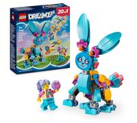 LEGO DREAMZzz Aventuras de Bunchu: Animales Creativos, Conejo de Peluche para Reconstruir 20 en 1, Tiburón, Elefante, Tortuga de Juguete y Más, Regalo para Niñas de 7 Años, Minifigura de Izzie 71488