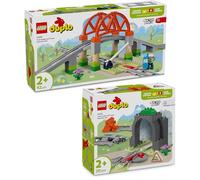 Lego Duplo 10425 & 10426 - Juego de accesorios para ferrocarril Lego DUPLO (10425 y 10426), accesorios de ferrocarril a partir de 2 años