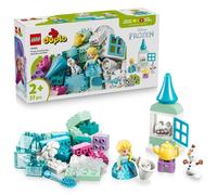 LEGO Duplo Disney Frozen: Caja Creativa con Elsa y Olaf - Juego Educativo para Motricidad Fina - Juguete Montessori con 2 Figuras - Aprender Jugando - Regalo para Niñas y Niños de 2+ Años - 10462