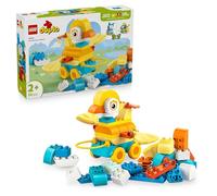 LEGO Duplo Animales sobre Ruedas 3en1 10448 | Juguetes para niñas y niños de 2+ años, juego educativo, figuras de perro, pato o pez, regalo de cumpleaños, 58 piezas