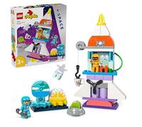 LEGO Duplo Aventura en Lanzadera Espacial 3en1, Cohete de Juguete de Construcción, Juego de Ciencia Educativo para Niños de 3 Años o Más, Desarrollo de Habilidades Motrices Finas 10422