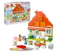 LEGO Duplo Bluey Casa Familiar de Bluey con Juego de Memoria - Juguete Interactivo Infantil 2 en 1 - Juego de Mesa -3 Figuras y Ventanas Que Se Abren - Regalo para Niñas y Niños de 3+ Años 10459