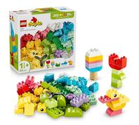 LEGO Duplo Caja Creativa a Todo Color - Juego Educativo para la Motricidad Fina - Ladrillos de Números, Animales, Vehículos y Comida de Juguete - Regalo para Niños y Niñas de 1+ Años - 10479