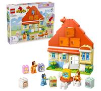 LEGO Duplo Bluey Casa Familiar de Bluey con Juego de Memoria - Juguete Interactivo Infantil 2 en 1 - Juego de Mesa -3 Figuras y Ventanas Que Se Abren - Regalo para Niñas y Niños de 3+ Años 10459