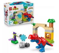 LEGO Duplo Marvel Dinosaurio Spidey-Rex vs. Duende Verde - Juego Educativo para la Motricidad Fina - 2 Figuras Inc. Spidey T. Rex - Juguete de Superhéroes - Regalo para Niños de 2+ Años - 10463