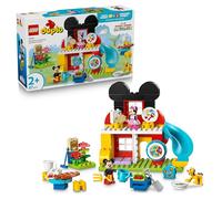 LEGO Duplo Disney Casa de Mickey Mouse con Minnie y Pluto 10465 | Juguetes para niñas y niños de 2+ años, juego educativo para motricidad fina, 3 figuras, regalo de cumpleaños, 87 piezas