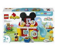 LEGO Duplo Disney Casa de Mickey Mouse con Minnie y Pluto 10465 | Juguetes para niñas y niños de 2+ años, juego educativo para motricidad fina, 3 figuras, regalo de cumpleaños, 87 piezas