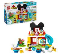 LEGO Duplo Disney Casa de Mickey Mouse con Minnie y Pluto de Juguete - Juego Educativo para la Motricidad Fina - 3 Figuras y Toodles - Regalo para Niños y Niñas de 2+ Años - 10465