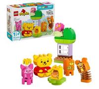 LEGO Duplo | Disney Fiesta de Cumpleaños de Winnie The Pooh - Juguete para la Motricidad Fina para Niñas y Niños de 1+ Años - Ladrillos con Números y 3 Figuras de Animales Inc. Tigger y Piglet 10457