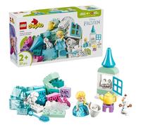 LEGO Duplo Disney Frozen: Caja Creativa con Elsa y Olaf - Juego Educativo para Motricidad Fina - Juguete Montessori con 2 Figuras - Aprender Jugando - Regalo para Niñas y Niños de 2+ Años - 10462