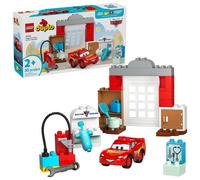 LEGO Duplo | Disney y Pixar Visita de Mcqueen al Taller de Doc - Coche de Carreras de Juguete de Cars, Autolavado de Coches y Accesorios - Regalo para Niños y Niñas de 2+ Años 10456