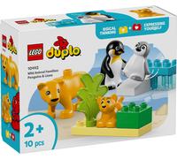 LEGO DUPLO - Familias de animales salvajes: Pingüinos y leones - 10442 nuevo