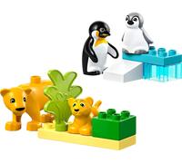 LEGO DUPLO Stad Families van wilde dieren: pinguïns en leeuwen fantasiespeelgoed