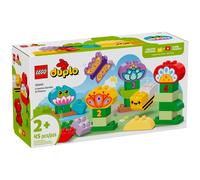 LEGO Duplo Mi Ciudad Jardín y Flores Creativas - Juguetes Montessori para Niñas y Niños de 2+ Años -Juguete Apilable con Ladrillos de Flores y Números para la Motricidad Fina 10444