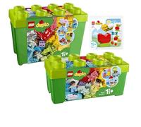 Lego Duplo - Juego de 3 Cajas de Piedra 10913, Caja de Piedra Deluxe 10914 y 30686 Mi Primera Flor con una Abeja