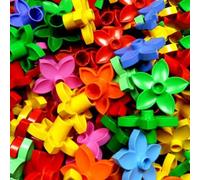 Lego® Duplo® Juego de flores - 5 piezas de flores mixtas de colores | Lego® Duplo® flores y plantas de colores | Creativo Lego® Duplo® Juguetes para niños