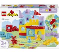 LEGO Duplo Juego del Castillo de Hopsy 10450 | Juguetes para niñas y niños de 3+ años, juego educativo de mesa, 3 figuras de animales, regalo de cumpleaños, 47 piezas