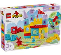 LEGO Duplo Juego del Castillo de Hopsy - Juguete Educativo con 3 Animales Inc. Conejo, Castillo de Juguete y Juego de Mesa Infantil - Regalo de Cumpleaños para Niñas y Niños de 3+ Años 10450