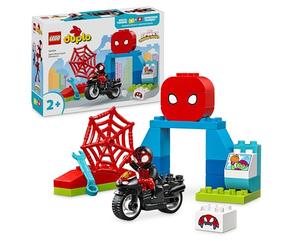 LEGO Duplo Marvel Aventura en Moto de Spin - Juego Educativo Infantil para Niños de 2+ Años - Moto de Juguete y Figura - Idea de Regalo para Fans de Spidey y su Superequipo 10424