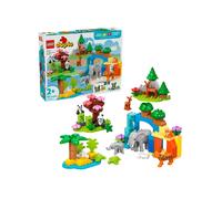 LEGO DUPLO Mi ciudad 10446 Familias de animales salvajes 3-en-1 - Juegos de estimulación con animales