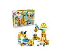 LEGO DUPLO Mi Ciudad 10476 La Construcción y los Vehículos de Construcción 3-en-1 - Juego Creativo