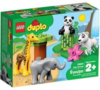 LEGO Duplo Town - Animalitos Nuevo Juguete de construcción didáctico, Incluye una Jirafa, un Elefante, un Oso Panda y un Tigre Blanco (10904)