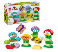 LEGO Duplo Town Creative Garden & Flowers Building Playset de juguete - Aprendizaje preescolar y juguete de flores educativas para nios nios y nia