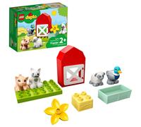 LEGO Duplo Town Farm Animal Care 10949 Toy para nios pequeos y nios de ms de 2 aos con figuras de ovejas de pato y gato juguetes de desarrollo t