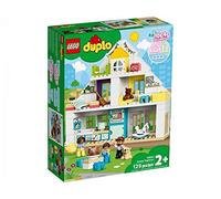 LEGO DUPLO Town Modular Playhouse 10929 Dollhouse with Furniture and a Family, Great Educational Toy for Toddlers, New 2020 (130 Pieces)