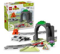 LEGO Duplo Town Train Tunnel and Tracks Expansion Set - 10 piezas adicionales de vas de tren - Train de preescolar y nios pequeos Conjuntos de eda